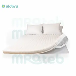 غطاء مرتبة ألدورا من إسفنج الذاكرة | راحة مُخفِّفة للضغط